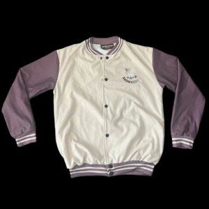 Retro Bunny Varsity Bomber Jacket